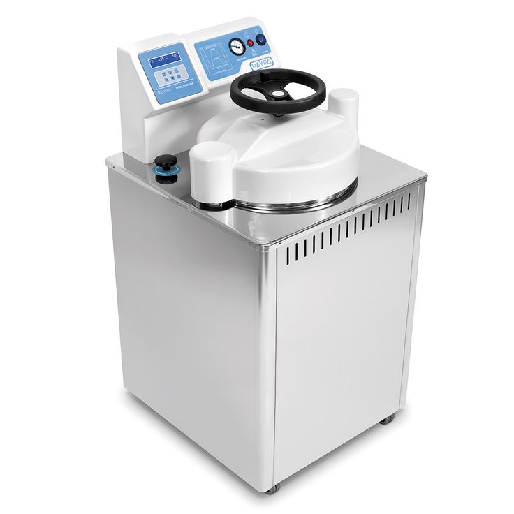 Vertical laboratory autoclave in a validation programme