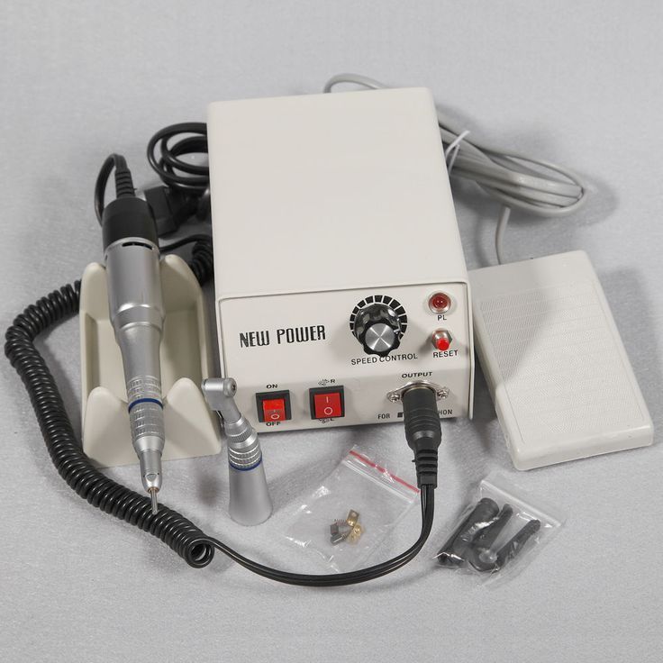Electric micromotor and contra-angle needing dental handpiece maintenance